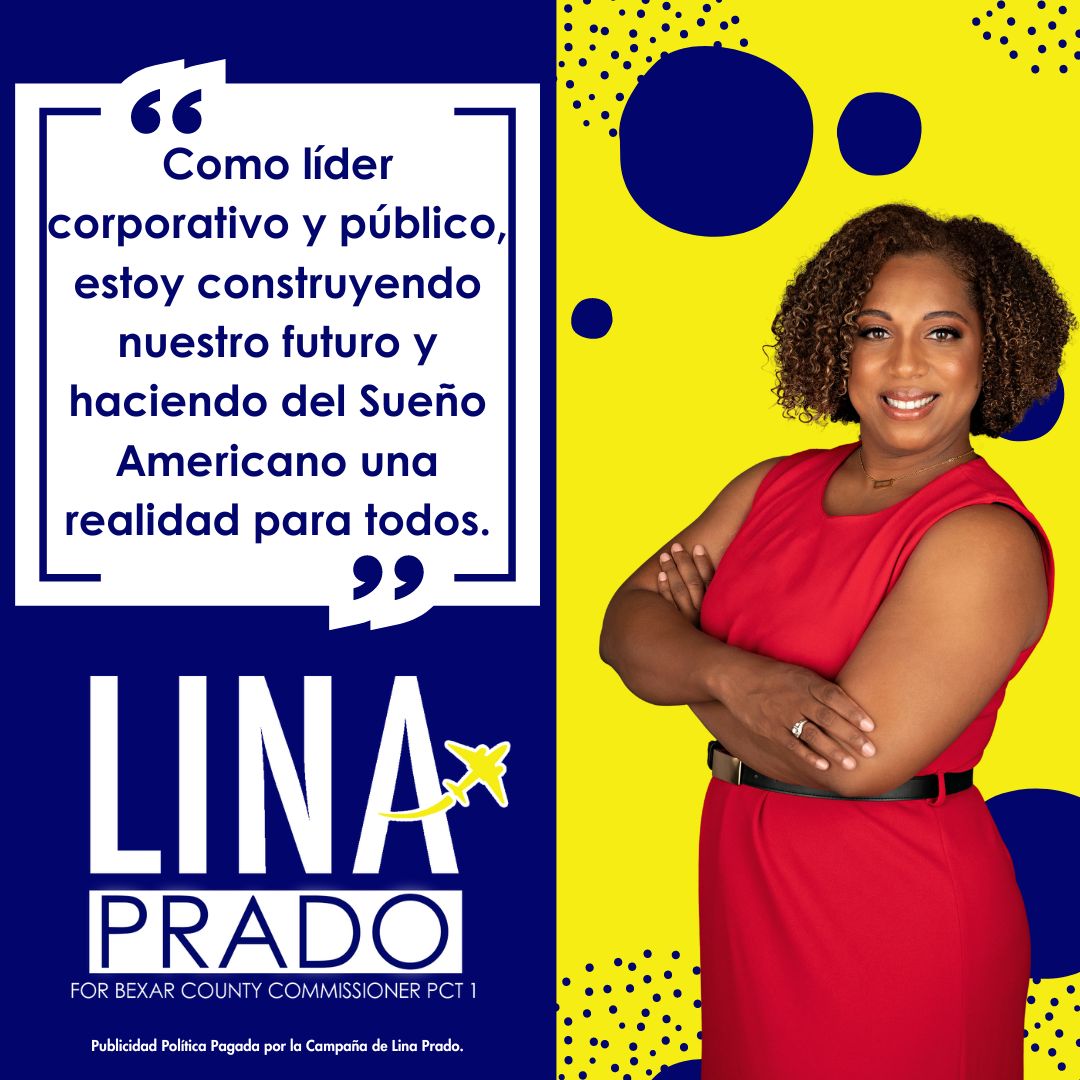 My life is living proof that the American Dream is real, and I'm grateful to live it every day here in Bexar County! From humble beginnings to where I am now, every step has shown me that hard work and community support can make anything possible.

#VoteForLinaPrado  #BexarCounty