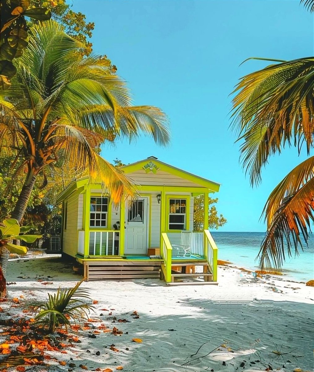 Waking up to the sound of the waves crashing is pure bliss. This tiny house on the beach is my own little piece of paradise. 🌊🏝️
 #vacationhome #happyplacefound #tinyhome #tinyliving #tinyhomeliving #tinyhouseliving #beachhome #HomeSweetHome