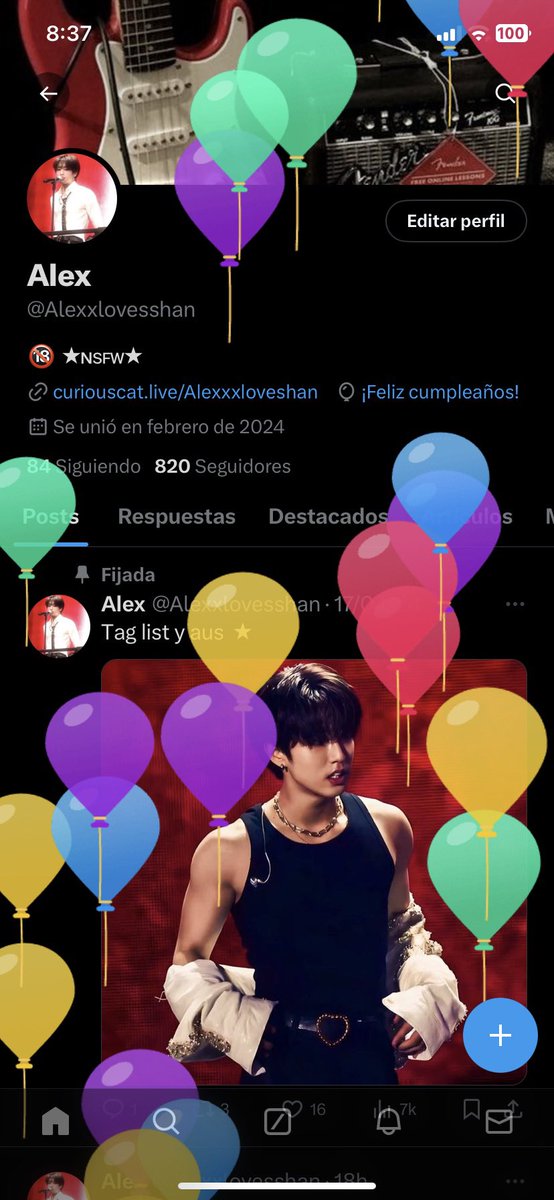 Alexxlovesshan's tweet photo. Deséenme feliz cumpleaños y actualizo el domingo 🔫 https://t.co/ZUp1y0kxnM