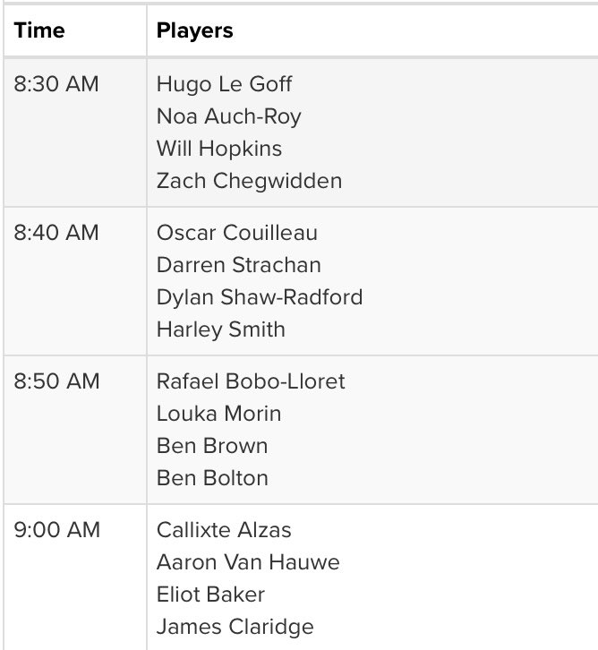 All set for a weekend of international golf - England vs France - first foursomes gets underway at 0830 Good luck to both teams