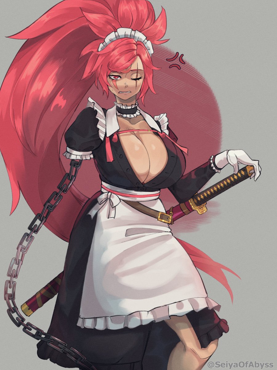 Oh theres also this Maid Baiken drawing I did hahaha
Its my header how did I forget
#メイドの日 #メイドの日2024