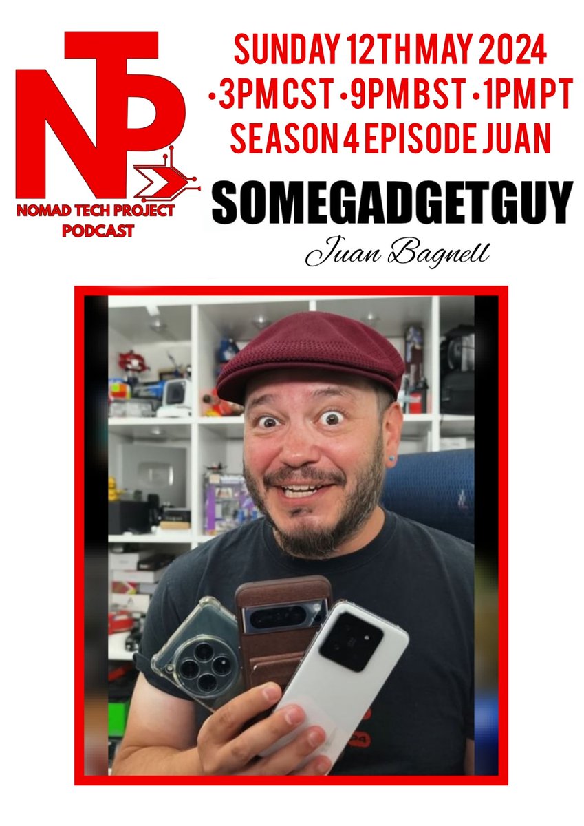 One of our favourite people in tech, it's gonna be a good Juan 😎❤️ @SomeGadgetGuy