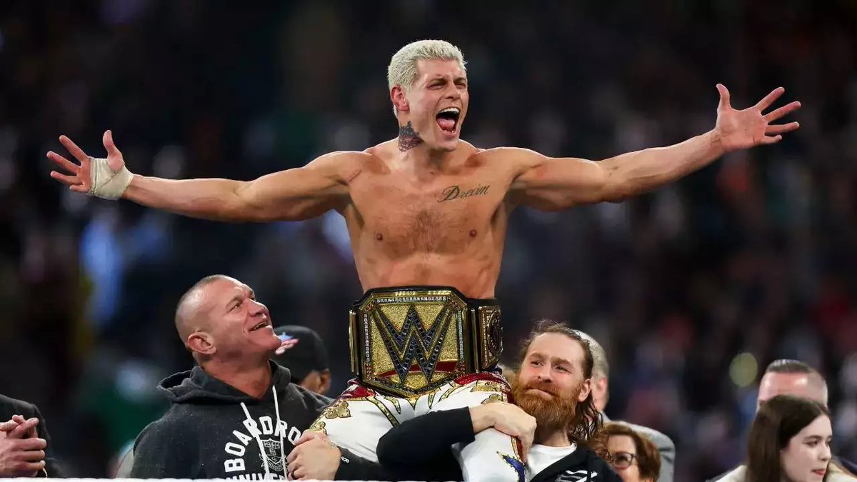 thetrashman87's tweet photo. 5 Star Matches
Cody Rhodes: 4
Roman Reigns: 0 https://t.co/EPOd9YU43z