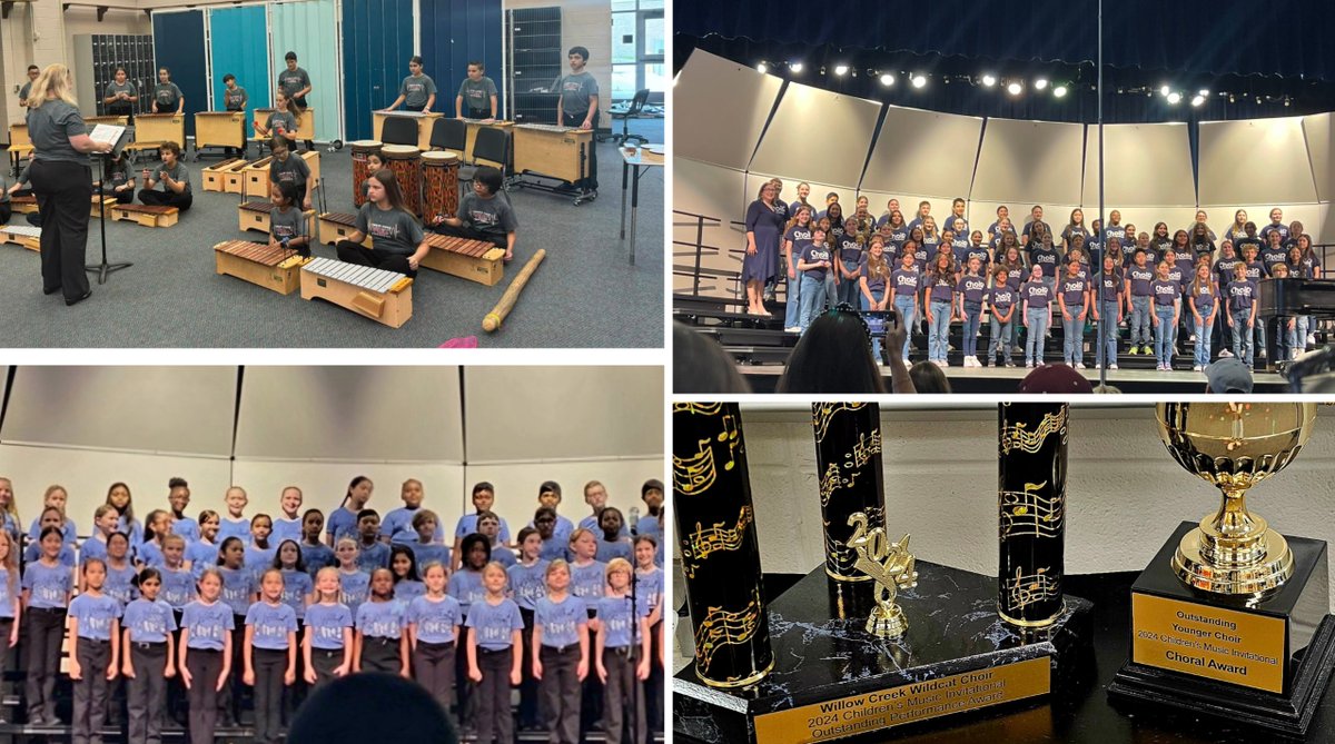 🎶 | Congratulations to four very talented student groups for earning top honors at the 2024 Children's Music Invitational. @TISDWCES, @TISDCPES, @TISDTCES & @TISDNIS earned high recognition. #DestinationExcellence Read more: tomballisd.net/about-tisd/dep…