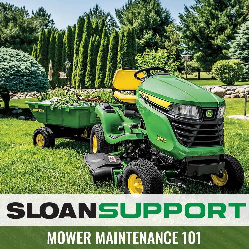 New Blog Post ✏️ - The secret to a well-maintained lawn? Proper maintenance of your lawn mower! Learn all about John Deere lawn mower maintenance on our blog at sloans.com/blog/john-deer… - #sloanimplement #johndeere #johndeeremower #johndeeretractor #zeroturns #blogpost #bloglife