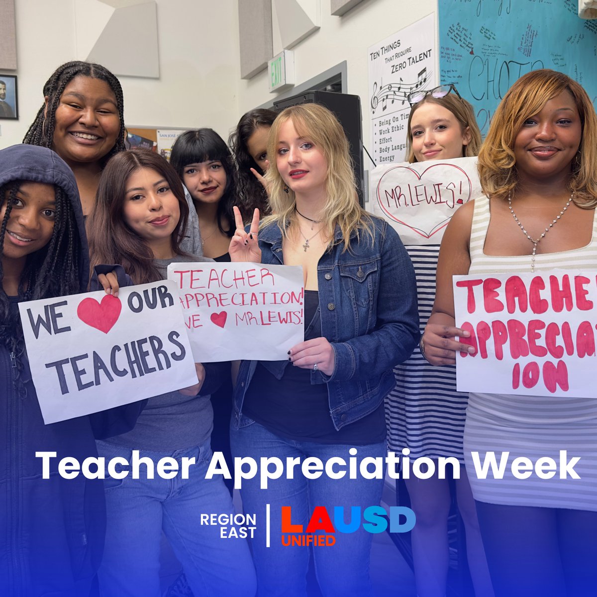 Shoutout to all of our incredible teachers who educate and inspire our students every single day. While #TeacherAppreciationWeek may be ending, our gratitude for you lasts all year long!