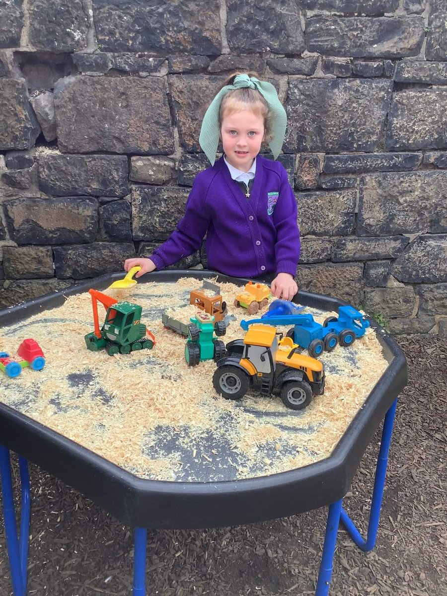 Our #Primary2 children just love their #OutdoorLearning and #Play! 🌳

Amongst other things, they are enjoying the #MudKitchen #ConstructionZone,  #ReadingCorner, and are having lots of fun getting wet at the #WetZone. Well done, Primary 2! 🤩📚🚰🧱👷‍♂️👷‍♀️