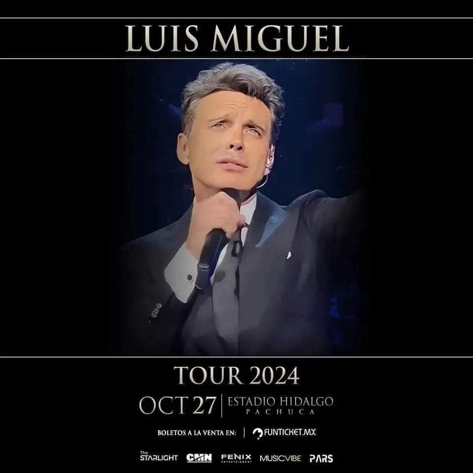 😎 ¡El sol de México llega a Pachuca! 🗓️La cita es el próximo ⏰27 de octubre boletos.funticket.mx/bol.../public/……………… #LuisMiguel #pachuca #concierto @Funticketmx