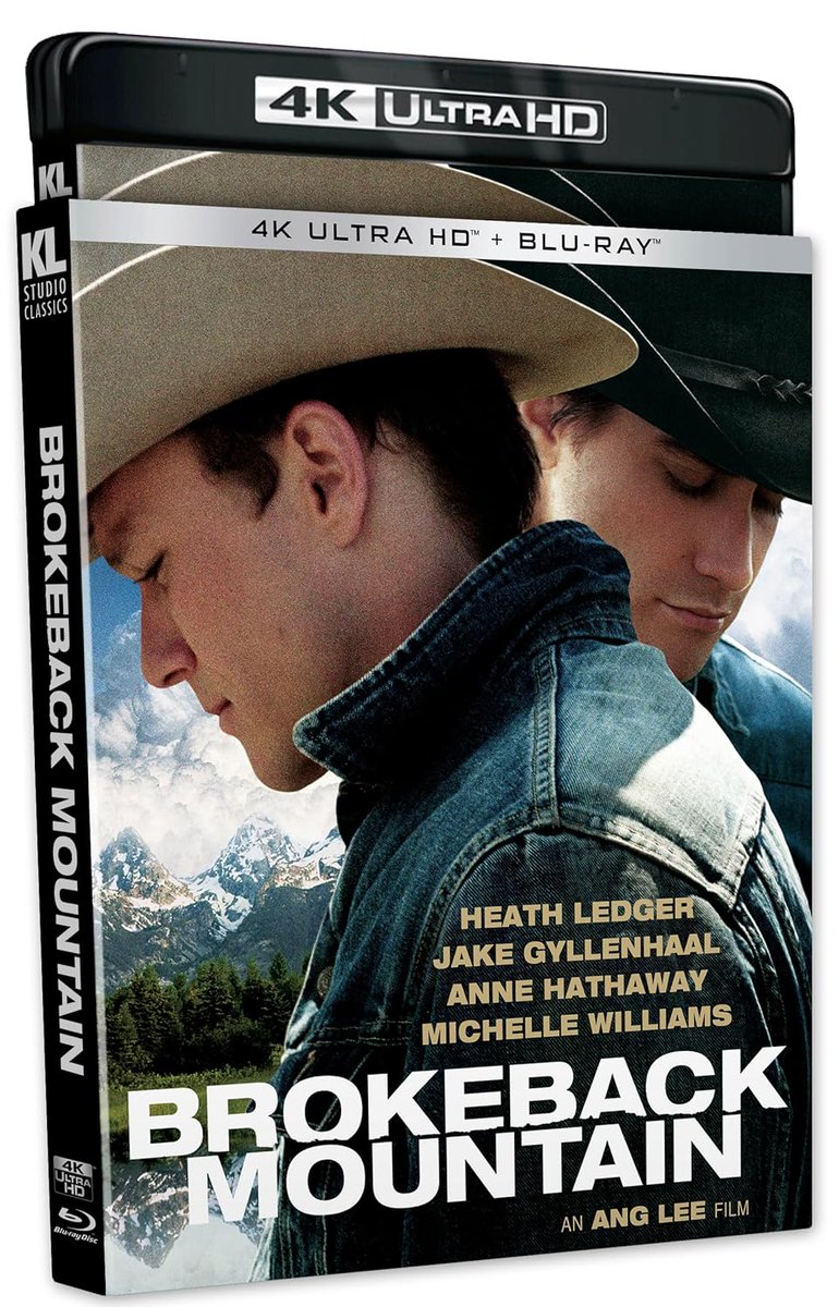 Ang Lee's Brokeback Mountain (2005) is now up for pre-order on 4k Ultra HD Blu-ray/HD Blu-ray from Amazon: amzn.to/3UTImkb (Release Date: June 25, 2024)

#HeathLedger #JakeGyllenhaal #AnneHathaway #MichelleWilliams #Oscars #PhysicalMedia #ad