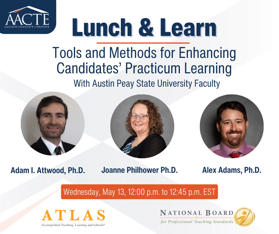 Join us today at 12:45 p.m. EST as faculty from Austin Peay State University (@austinpeay) share how they have integrated ATLAS into their teaching practices. Register now. tinyurl.com/36mffmvj #events