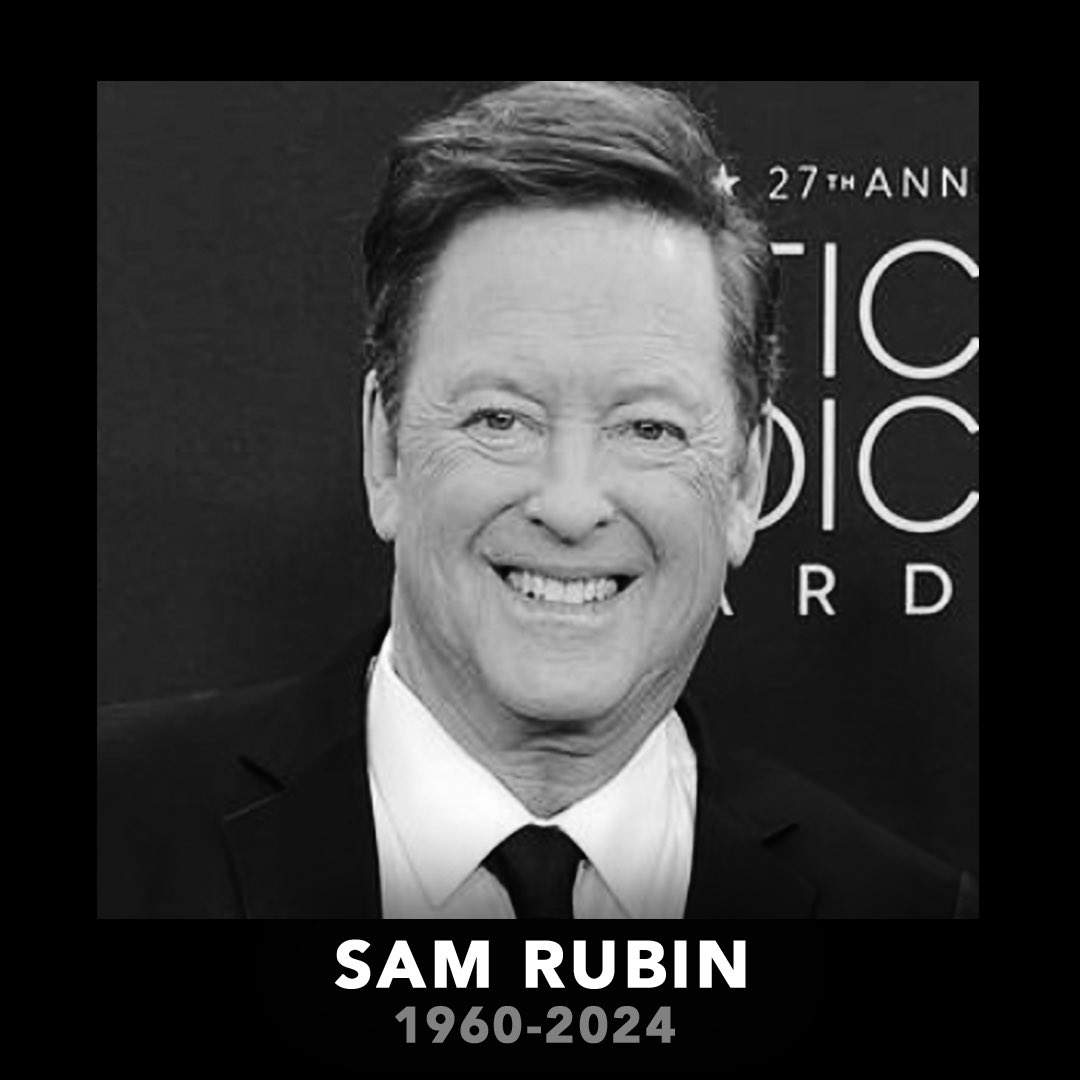 The Critics Choice Association is devastated by the sudden loss of our dear friend Sam Rubin, a longtime member of our Board of Directors and a guiding force throughout our 30-year history.

Sam's generous spirit, unfailing good humor and deep knowledge of 'Hollywood' made him a…