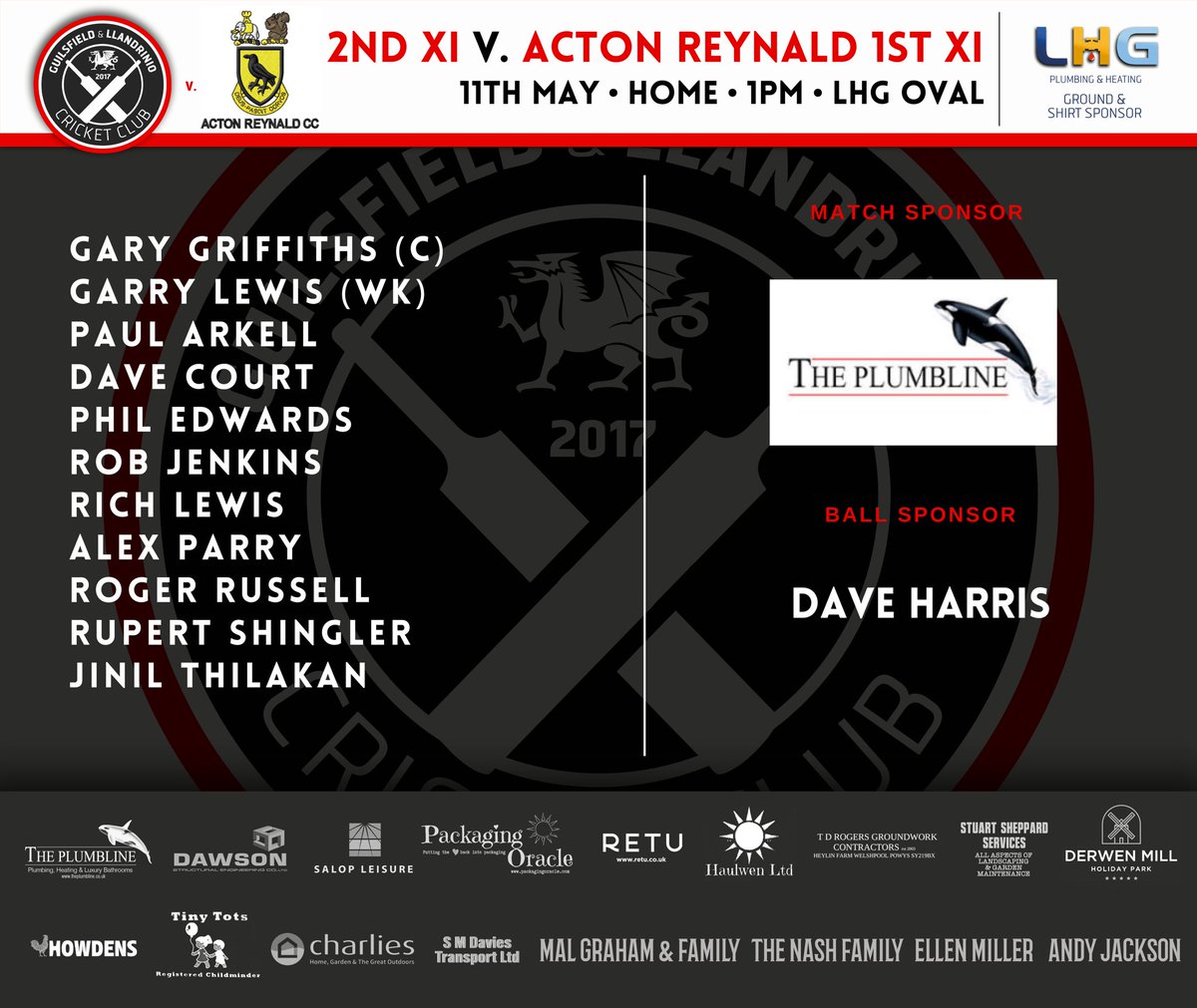 Team news! 1s travel to @Newport 2s. Our 2s host @The_ReynaldCC at The LHG Oval. Many Thanks to all our 2024 sponsors. This week, match - @theplumbline1, ball - Dave Harris. @mansfieldsportg @ShropCCLeague 💪🏻🏏☀️