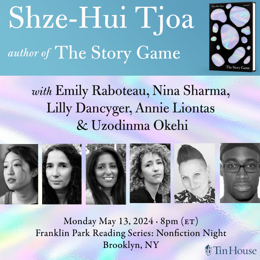 Monday!✨ Join @shzehuitjoa author of The Story Game at Franklin Park Reading Series for Nonfiction Night! 8pm @FranklinParkBK ✨More details: facebook.com/events/1810122…