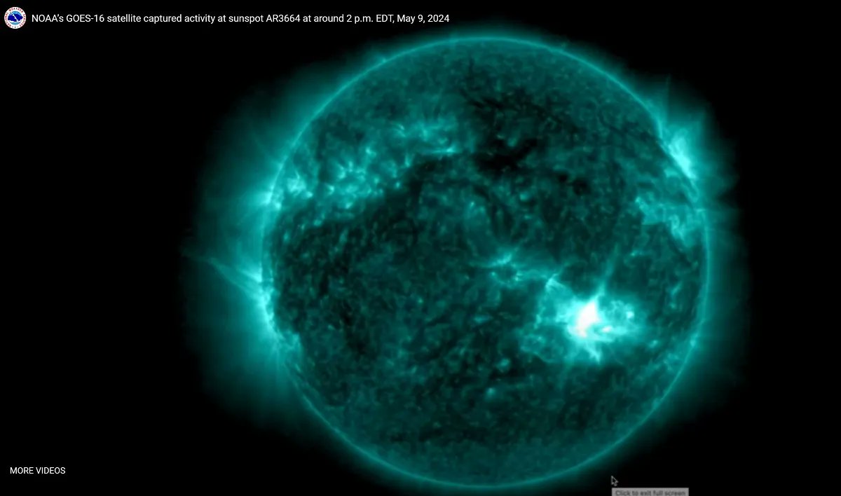 Alertan que tormenta solar se dirige a la Tierra, la más severa en casi 20 años ☀️ Una tormenta geomagnética causada por una serie de erupciones solares, que podría ser la más severa desde 2005, alcanzará la tierra este viernes, informó la @NOAA 👉 bit.ly/3K1knsU