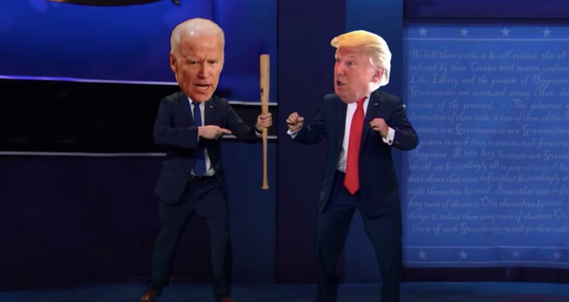 SCREW THE DEBATES: Who else would love to see President Trump and Joe Biden in a pay-per-view in the octagon, with all proceeds going to the American taxpayer making under 100K? Down goes Biden in the 1st round