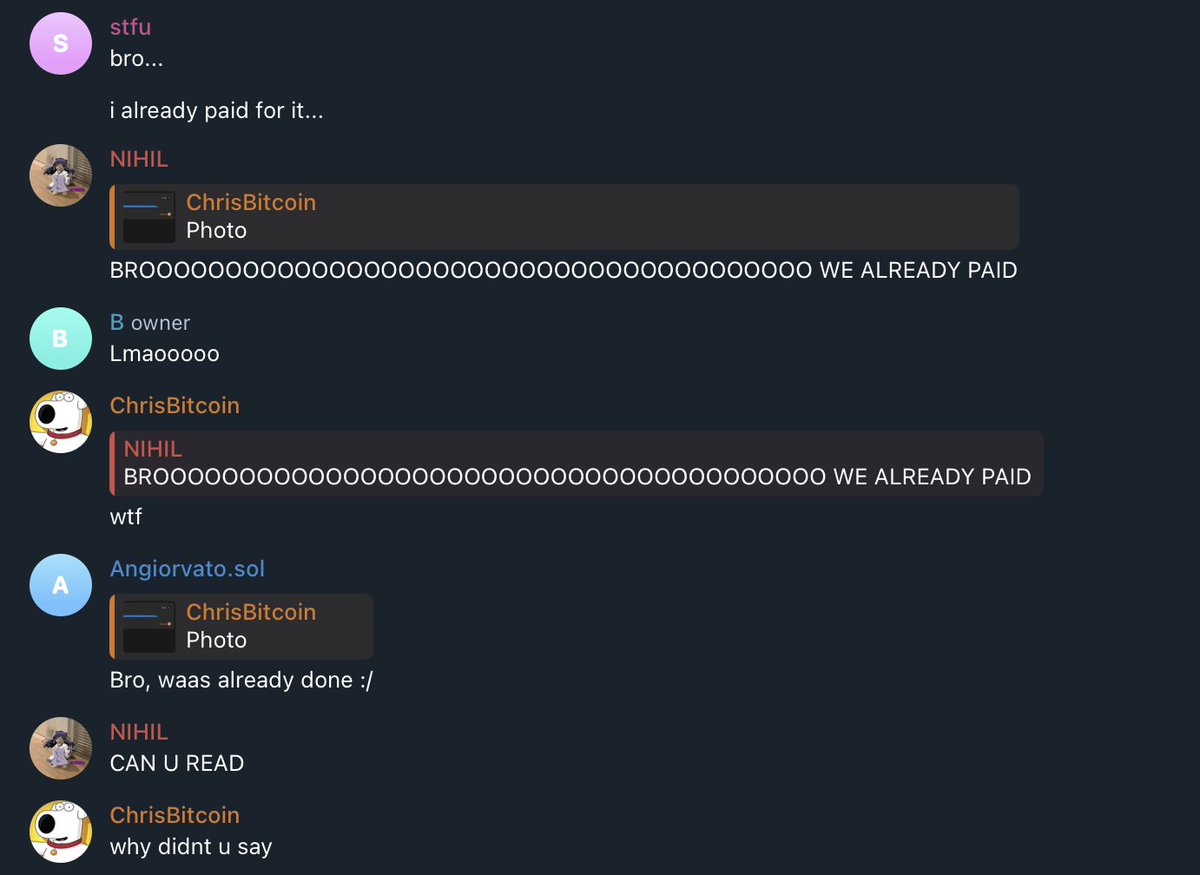ihcimonsolana's tweet photo. Dex is not just paid once. it's paid twice cause our team is retarded https://t.co/w9OGJW4jHU