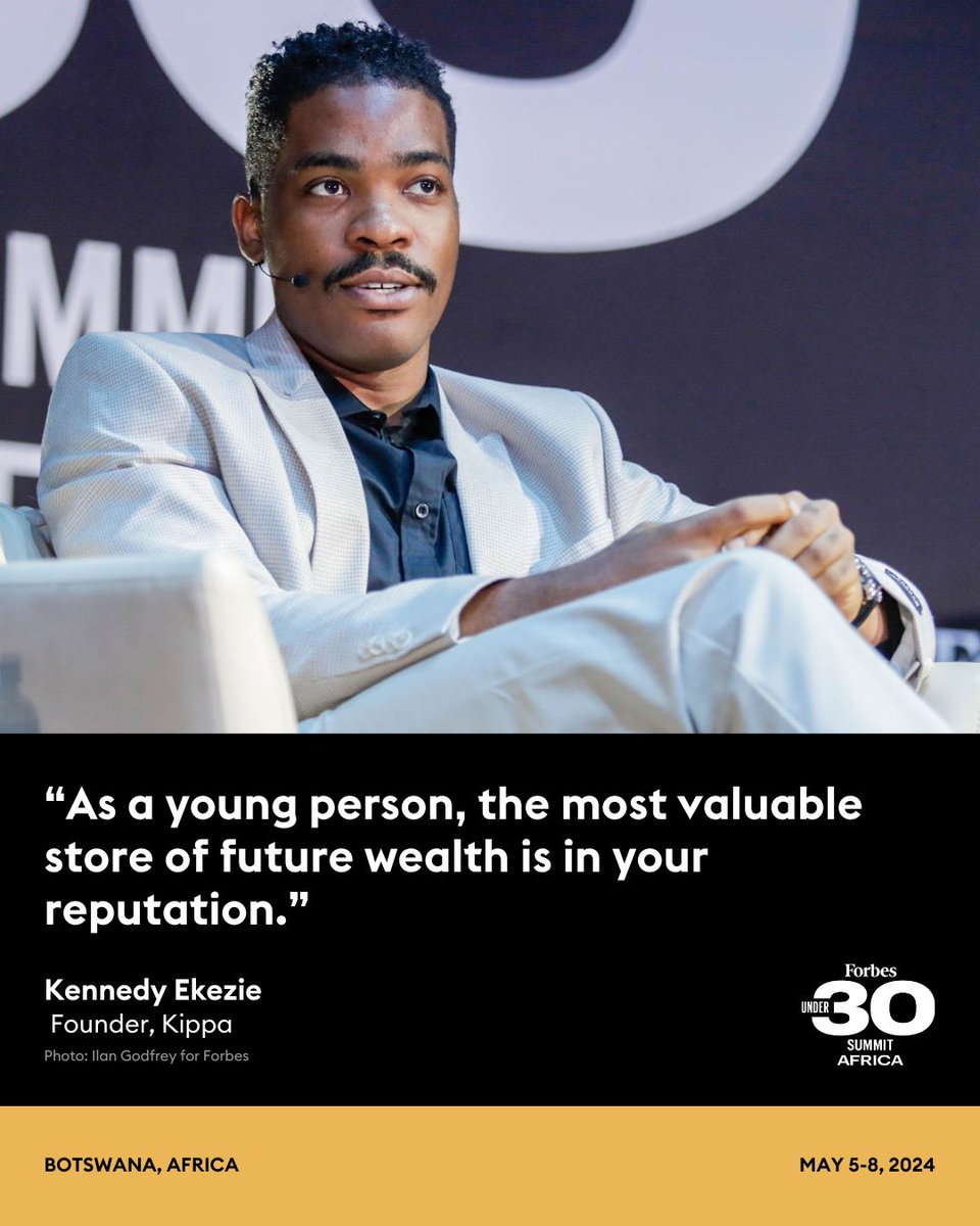 .@KennedyEkezie, founder of @kippa_africa, spoke about financing impactful solutions at the 2024 #Under30Africa Summit. trib.al/w4Q1C4m