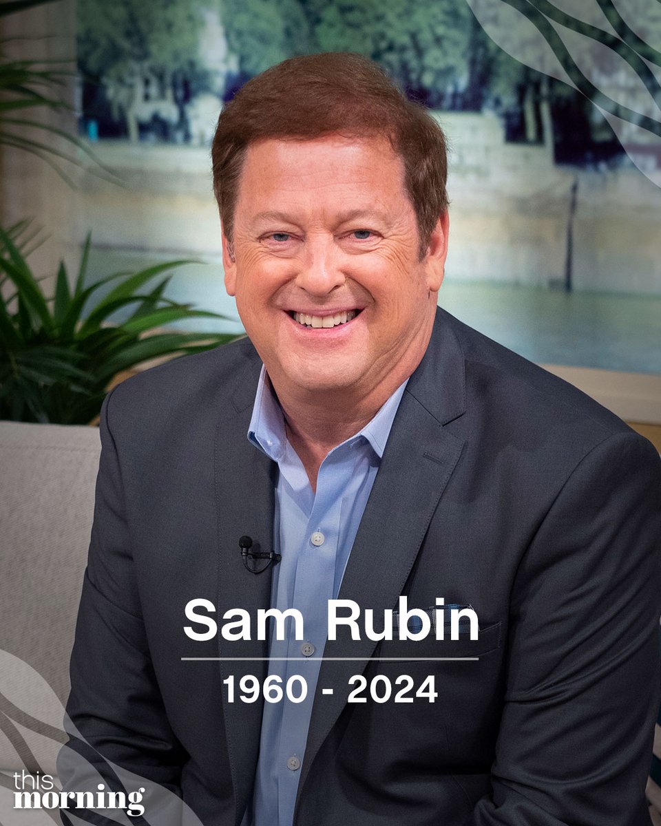 thismorning's tweet image. We have very heavy hearts this weekend with the news from Los Angeles that our Hollywood reporter Sam Rubin has died at the age of 64.

Sam was an Emmy winning entertainment correspondent and presenter for Los Angeles' No 1 morning show on KTLA, and regularly broadcast live into…