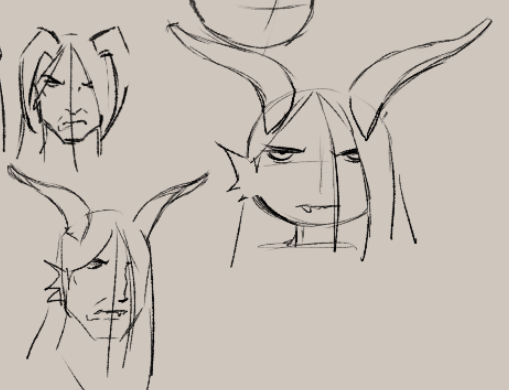 i think im just bad at drawing horns im gonna be so fr