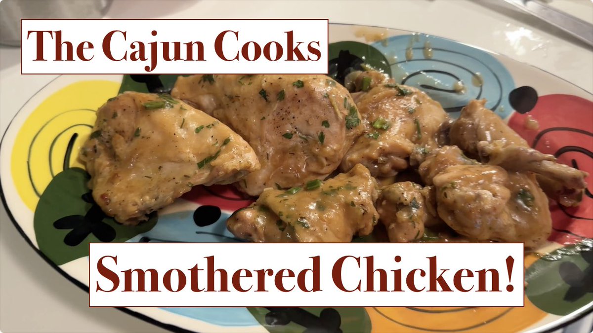 My husband just posted his latest cooking video. He makes smothered chicken. Go and watch it!  youtu.be/maJPeyydAHM