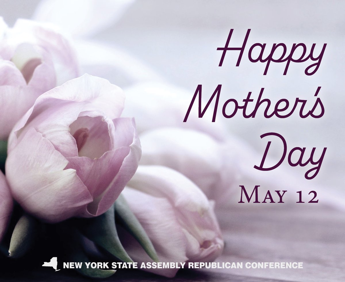 I want to wish every mom a Happy Mother’s Day. We are forever grateful for your immeasurable contributions of love, support and guidance every day. From all of us at the Assembly Republican Conference, Happy Mother’s Day!