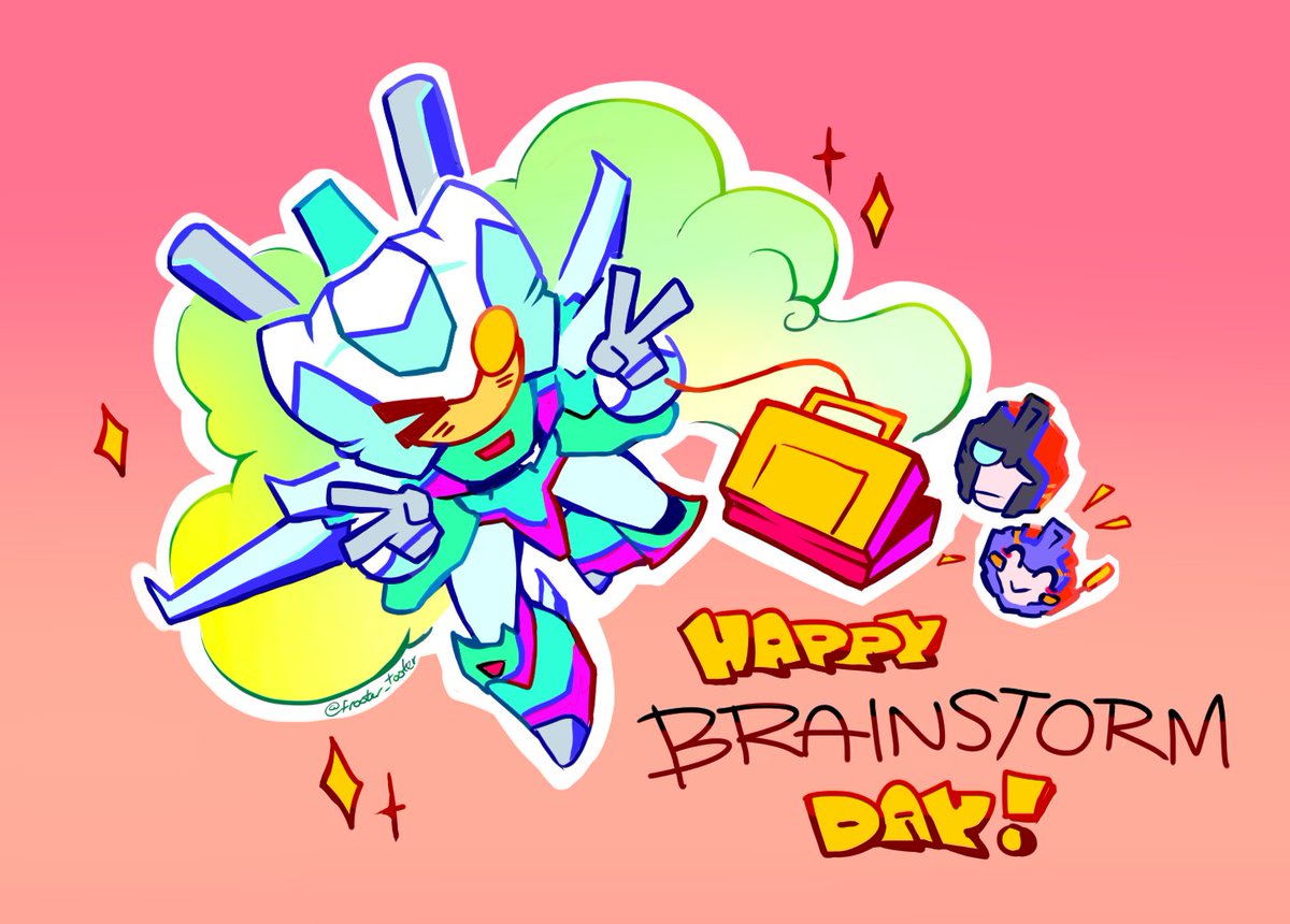 HAPPY BRAINSTORM DAY!!!!!!!!!!!!!!!!
It's my favourite silly stinker's free day to be a nuisance

#Transformers #MTMTE #Maccadam