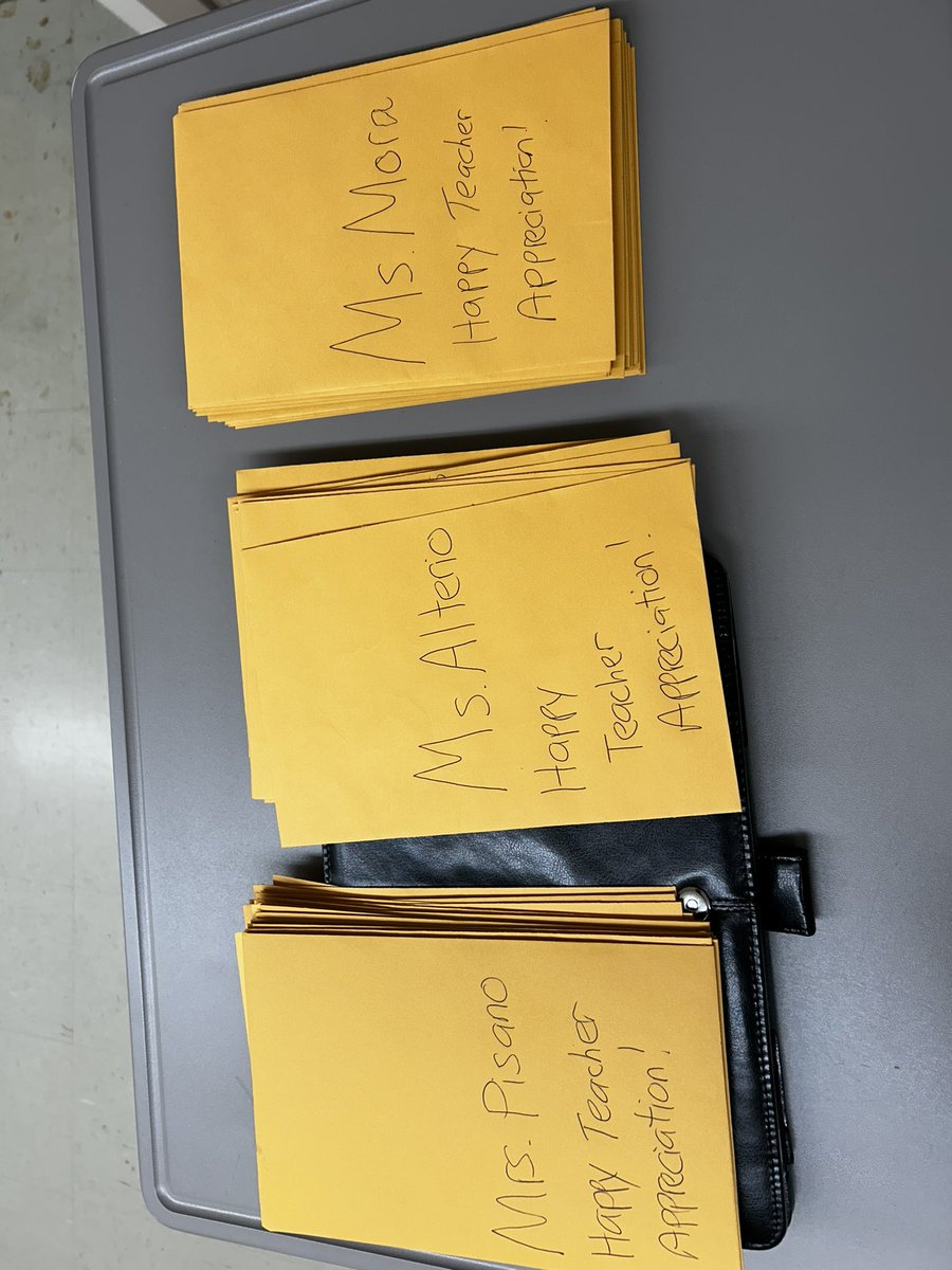 We ended Teacher Appreciation Week by handing out cards written by our students to their favorite teachers and  a highlight reel of quotes said by students about them! Thank you Ms. Mathew’s Marketing Class for the slide show! @doverhsnj #TeacherAppreciationWeek #ThankATeacher