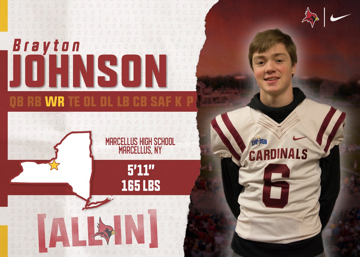 Congratulations to #17 Brayton Johnson!
WR from Marcellus, NY who will graduate with his Master of Business Administration 🎓
