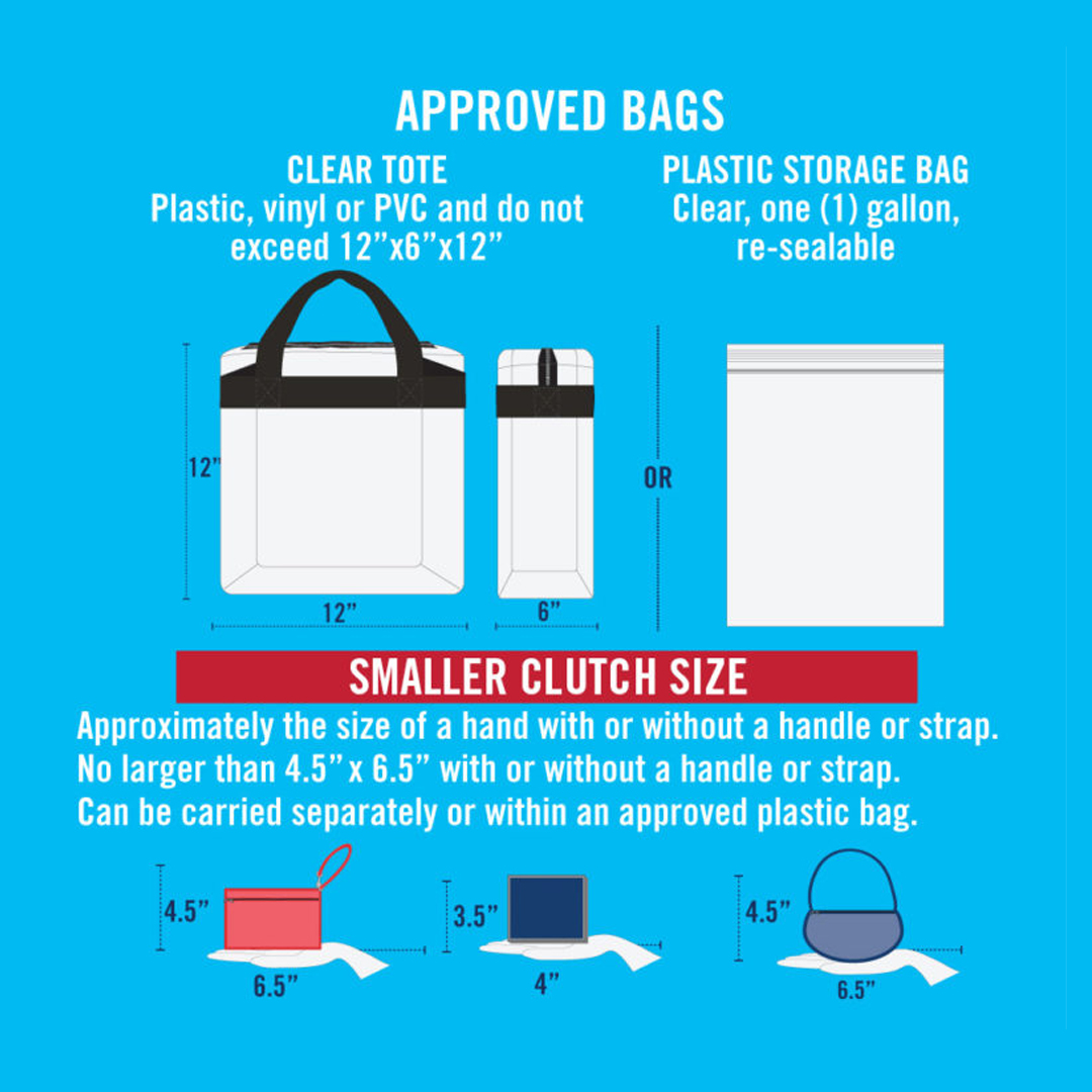 Here is the bag policy for May 16th's graduation ceremony at Hy-Vee Arena.