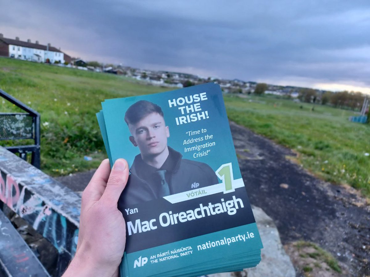 Canvassing continues across Ireland. Vote National Party candidates in the Local and European elections. #IrelandBelongsToTheIrish