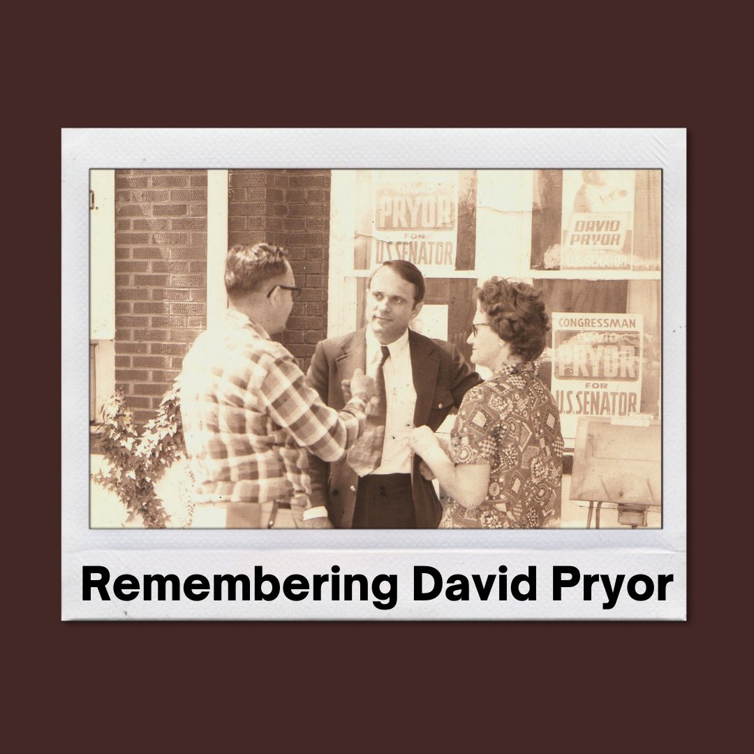 'Remembering David Pryor” is a collection of interviews conducted on Apr. 26 and 27 across various locations in Little Rock, as well as Los Angeles, California. See it on our homepage at pryorcenter.uark.edu