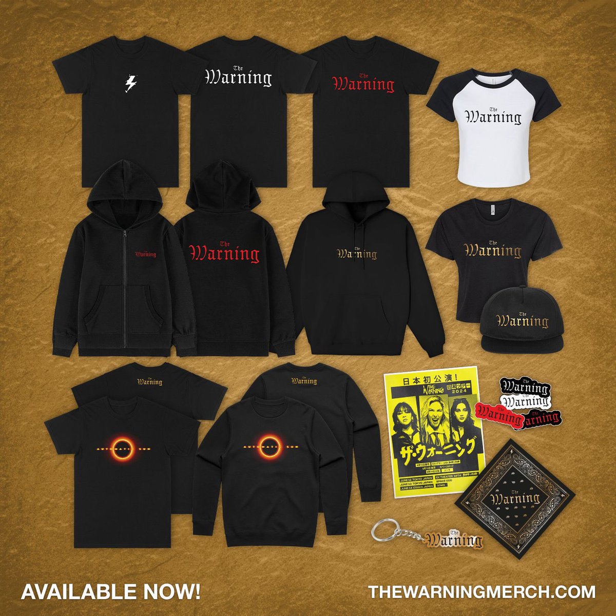 Hey guys! New merch is available at thewarningmerch.com ⚡️
Which one do you like the most? 👀

#TheWarning