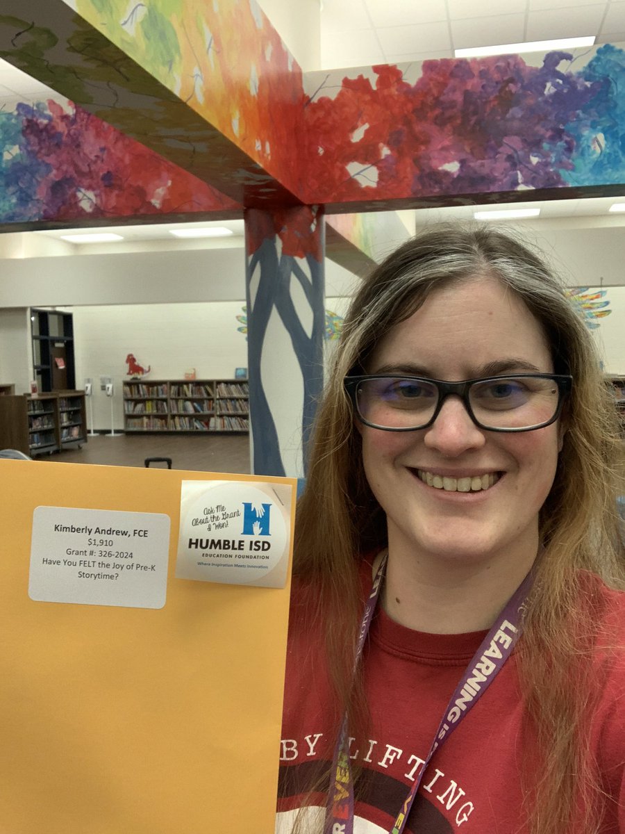 Kimberly Andrew (@missandrew_fce) on Twitter photo I can’t wait to level up our library’s literacy opportunities for our littlest learners! Thank you <a href="/HumbleISD_FDN/">HumbleISD Foundation</a> for recognizing the unique learning needs of Pre-K & Kinder students, and how much we can enrich their learning with felt stories. ❤️ <a href="/HumbleISD_FCE/">Fall Creek Elem</a> <a href="/HumbleISD_lib/">Humble ISD Libraries</a> I can’t wait to level up our library’s literacy opportunities for our littlest learners! Thank you <a href="/HumbleISD_FDN/">HumbleISD Foundation</a> for recognizing the unique learning needs of Pre-K & Kinder students, and how much we can enrich their learning with felt stories. ❤️ <a href="/HumbleISD_FCE/">Fall Creek Elem</a> <a href="/HumbleISD_lib/">Humble ISD Libraries</a>