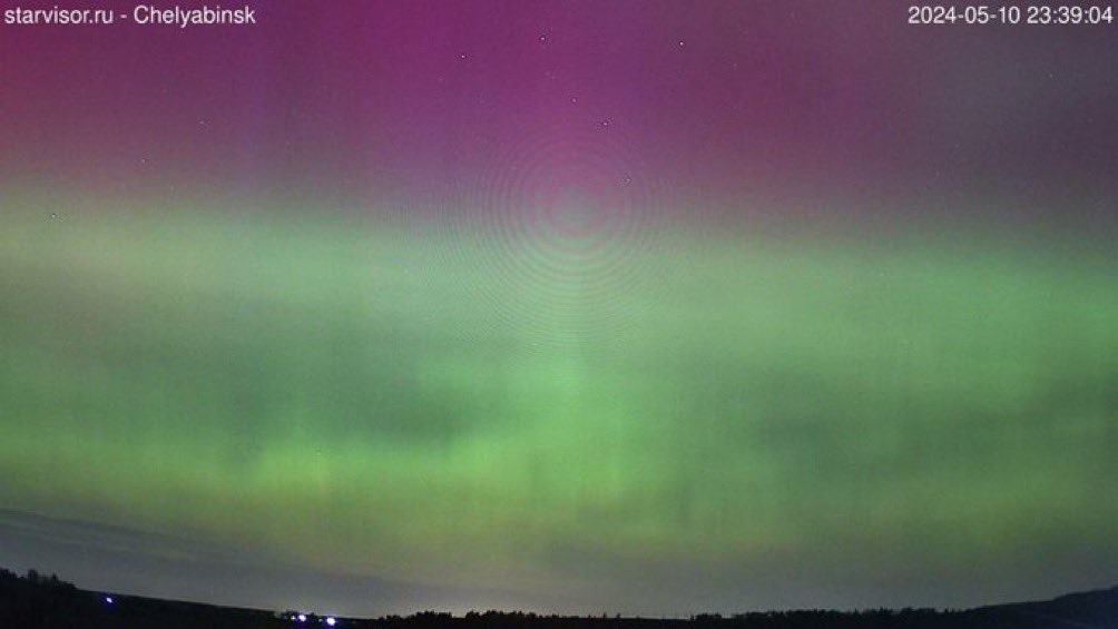 JUST IN - Aurora spotted over Russia, Ukraine, Germany, Slovenia, Australia and New Zealand etc due to intense solar storm