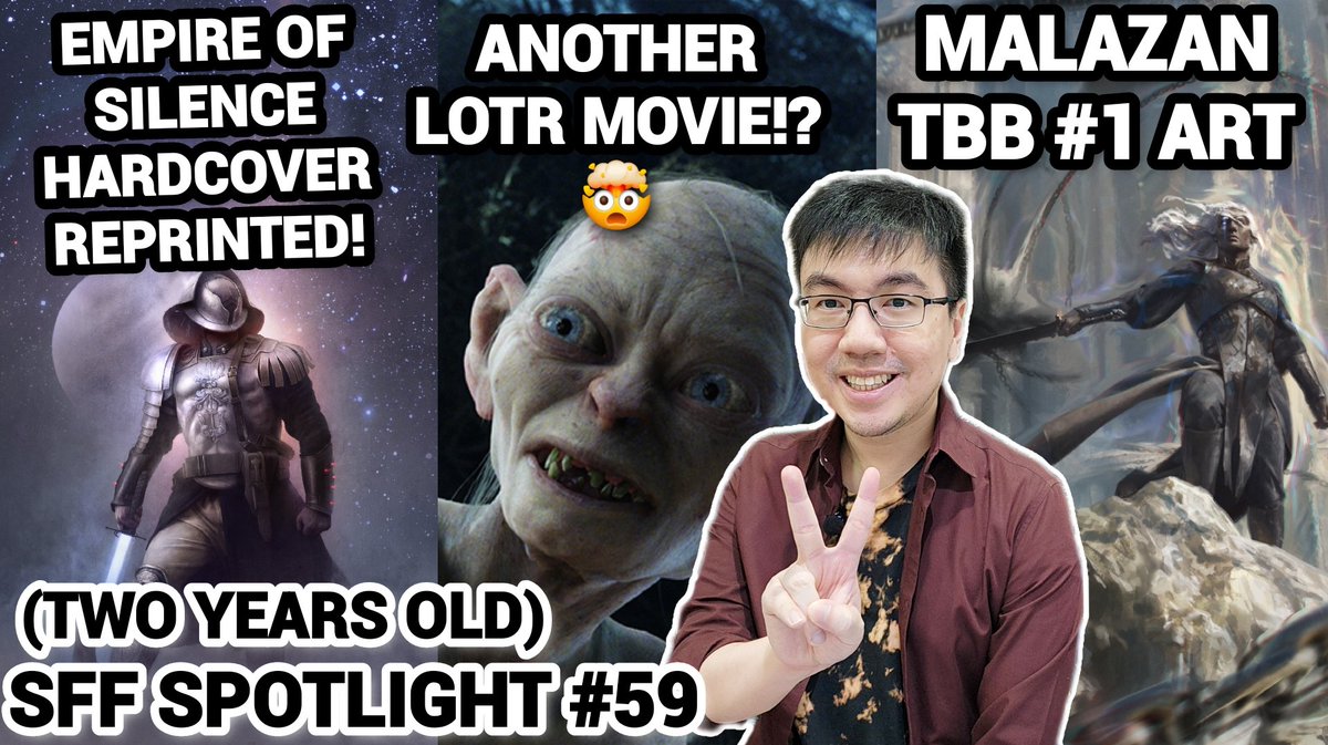 SFF Spotlight is officially 2 years old now! More than 1,000 news spotlighted. And episode 59 is up! Today's ep features @dawbooks @AntoniaHodgson @RoboftheHayes @Wraithmarked @DanielBGreene @VargasNi @JohnGwynne_ @writer_anthony @AndrewTheWatson @eent youtu.be/SUvYX3MKJg4