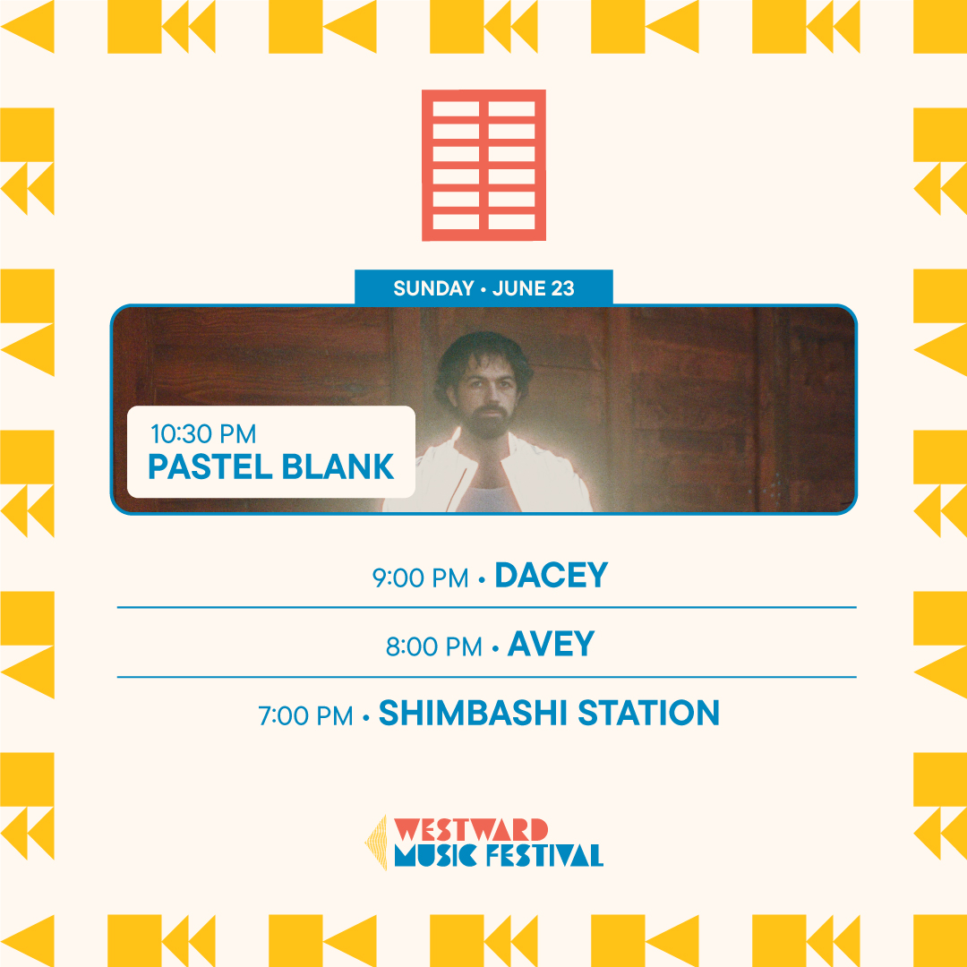 Our lineup at Red Gate Arts Society is here! On Saturday, June 22nd check out Worrywart, Acid Tongue, Rempel &amp; The Rousers, and Sid Simons &amp; The Darlings. On Sunday, June 23rd see Pastel Blank, DACEY, AVEY, and Shimbashi Station ✨

🎟Tickets at westwardfest.com/tickets