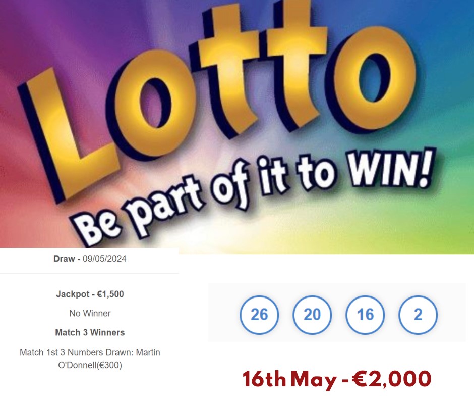 We had no winner tonight so next week's Lotto Jackpot is worth €2,000! Be in with a chance to win - join the Lotto NOW!  ballyboden.clubzap.com/products/12165…