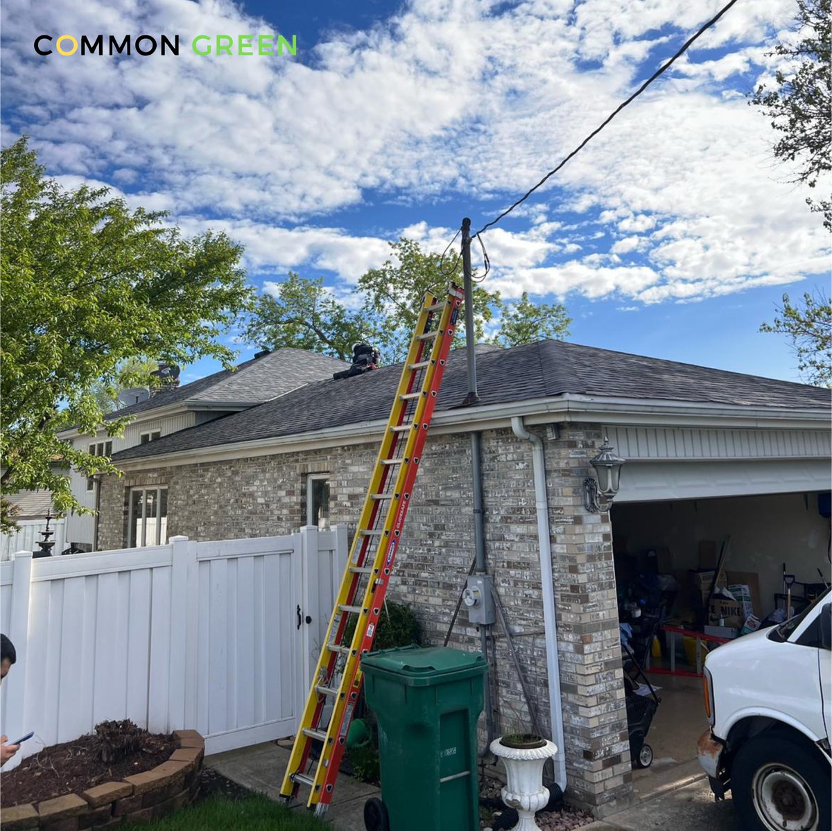 commongreen2023's tweet photo. Site survey being done in Burbank, IL. This client chose our great leasing deal! And is happy to switch to solar ☀️

#SiteAudit #ChicagoRoofing #StructuralStability #RoofInspection #PropertyMaintenance #BuildingSafety #ConstructionCheck #ChicagoBuilders #BuildingInspection https://t.co/UlfPc1viDt