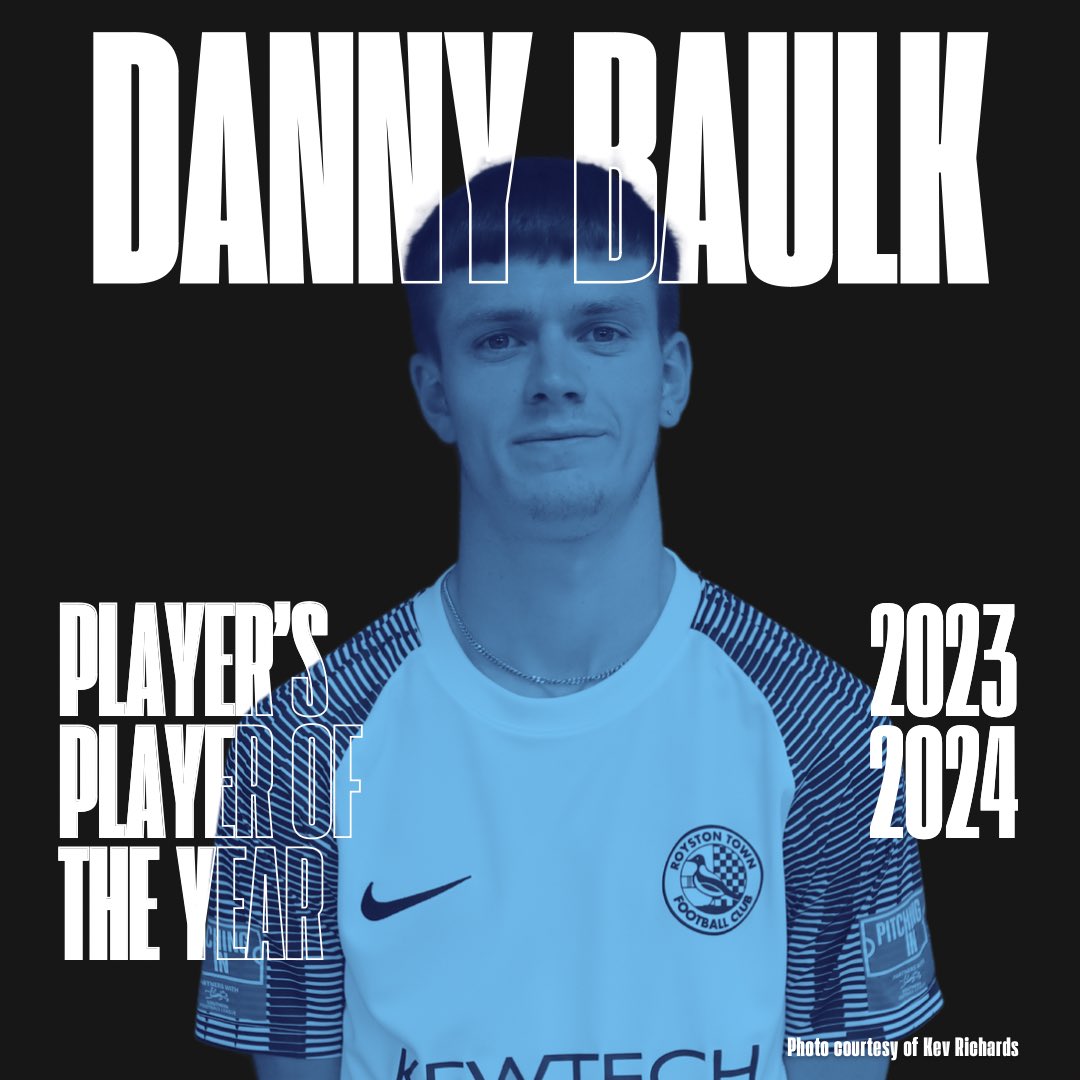 The @RoystonU23 Player’s Player of the Year award for 2023/24 goes to @dbaulk1906