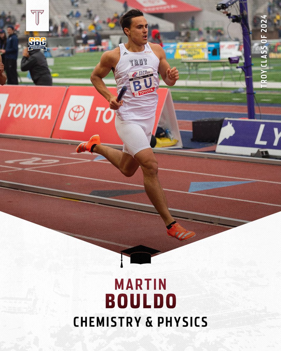 Twice as nice! 

Congrats on earning your degree, Martin! 

#OneTROY⚔️