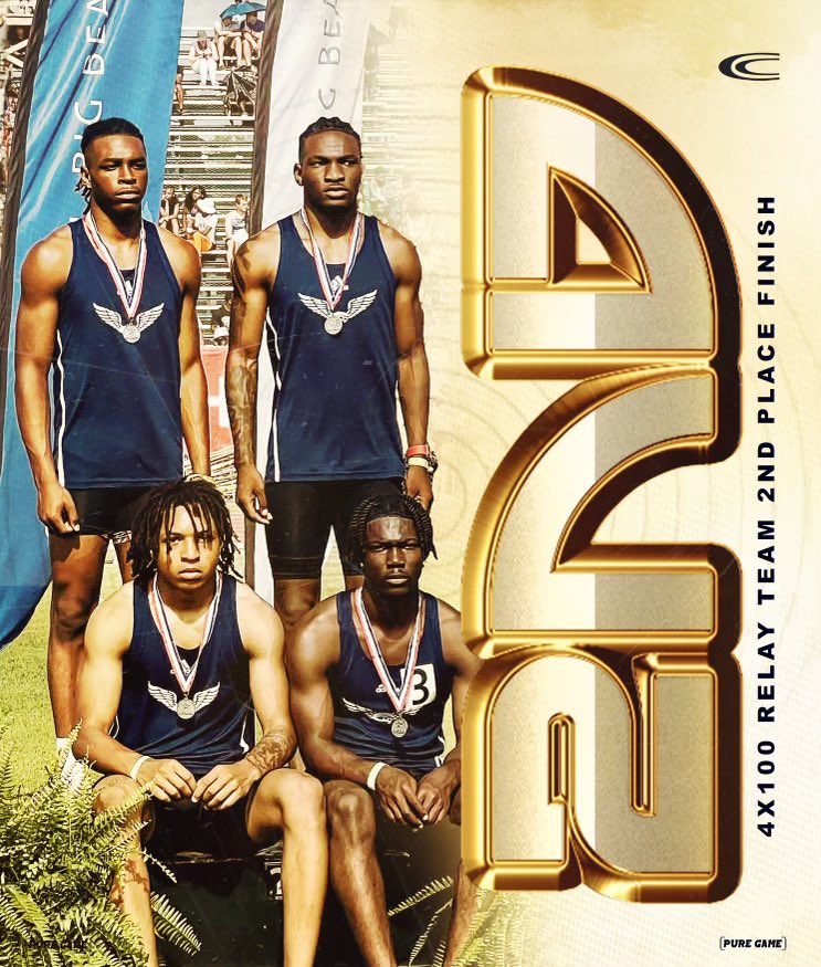 I know I’m a week late, but Congratulations to me and the guys for finishing 2nd in the 6A 4X100M Relay at the sate finals in Gulf Shores. @JoshuaDouthard0 @A8Nicholas @CCHSfootbal @coachfloyd33 @AHSAAUpdates