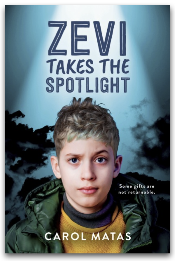 Another #hilo novel in @orcabook #OrcaCurrents series is ZEVI TAKES THE SPOTLIGHT written by @carolmatas. Gr 7 Zevi is psychic & must deal with the fame that comes with it. But solving a mystery may give him some new insights into celebrity. canlitforlittlecanadians.blogspot.com/2024/05/zevi-t…