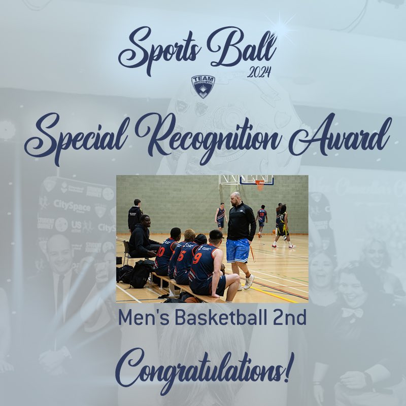 Our Special Recognition Award goes to Men’s Basketball 2nds for their league winning campaign 🙌🏻 

#WeAreSun #Belong