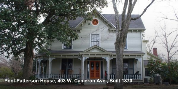 May is #HistoricPreservation month. We're highlighting a few recognizable places around town in celebration. 403 W. Cameron is a rare example of Victorian Gothic architecture. It's believed to be the 1st house in town to have running water. Read more: ecs.page.link/SmyV9
