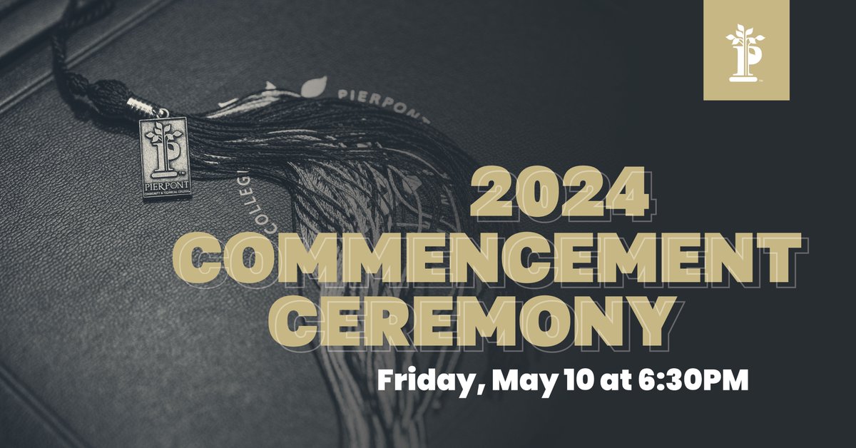 It's time to celebrate our graduates! Pierpont's Commencement Ceremony kicks off at 6:30PM in the Robinson Grand Performing Arts Center in Clarksburg. Those unable to attend are encouraged to tune in to our livestream.

Watch live ➡️ go.pierpont.edu/Commencement24.