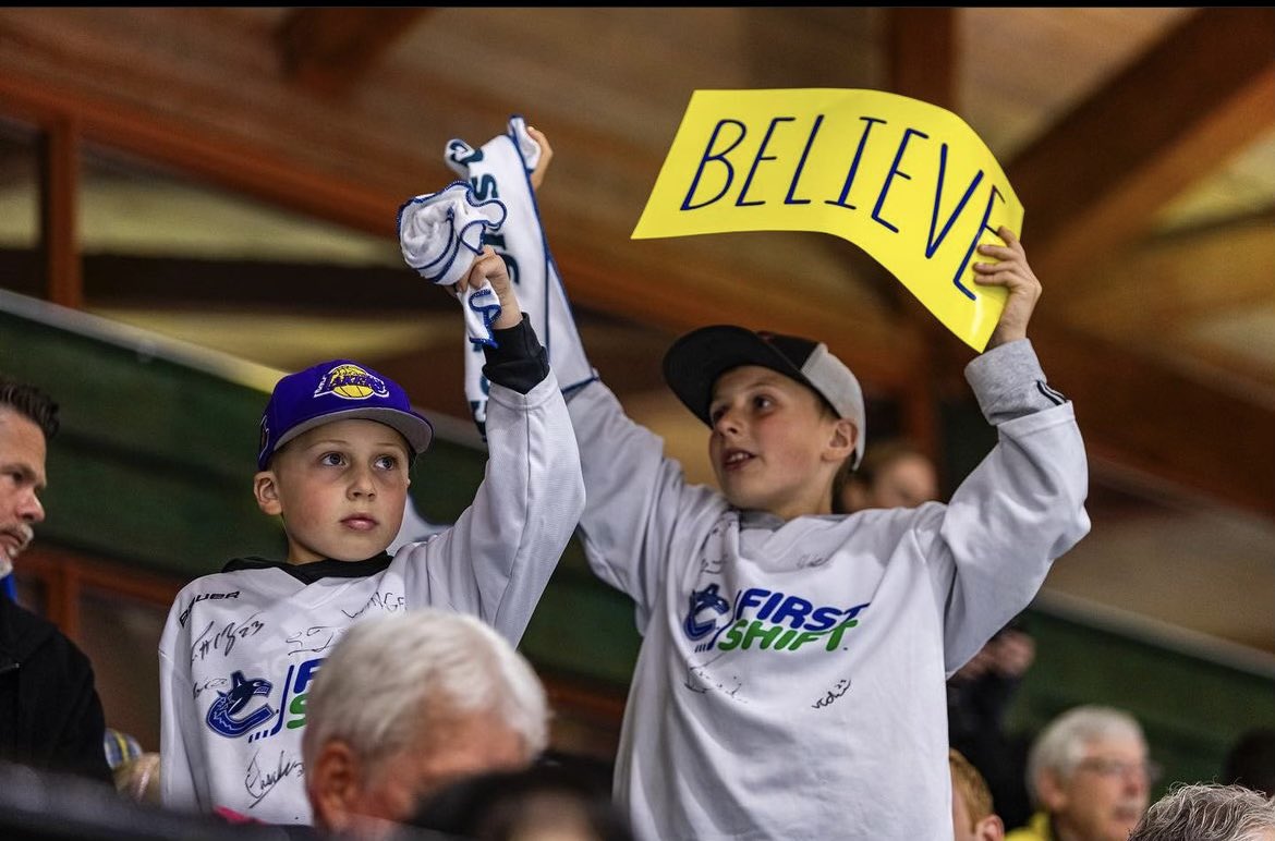 Big thanks to Ikonik Print for making these “BELIEVE” signs for us and our fans!

#NowWeGo | #Surrey | #BCHL