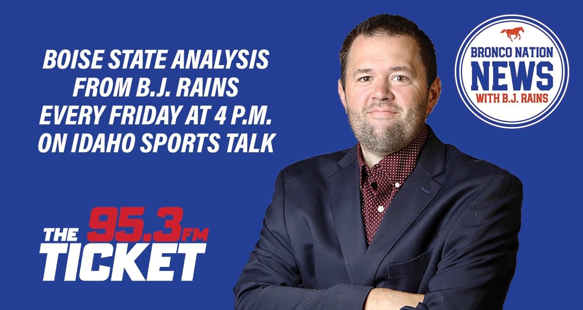 📻TODAY #IST with @MikeFPrater @Ballgame_KTIK @JPktik on 95.3FM/KTIK app 📱CALL/TEXT: 208-424-9300📱 -315: Alex Guerrero @TheSocietyAG #GridironDreams -345: Baseball with @BsuBob -4: Series: A'Marion McCoy @BroncoSportsFB -415: @BJRains -5: Avery Williams @big_ave21 #BoiseState