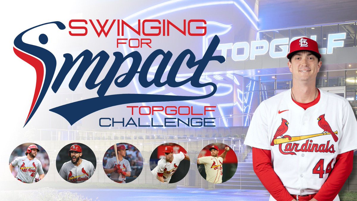 Hey @Cardinals fans, this is your last chance to join me & some of my teammates on 5/19 at Topgolf in Chesterfield to benefit @bigleagueimpact. It’s a good time for a great cause & ticket sales close 12pm Monday. Don’t miss out! We hope to see you there! bigleagueimpact.org/topgolfstl