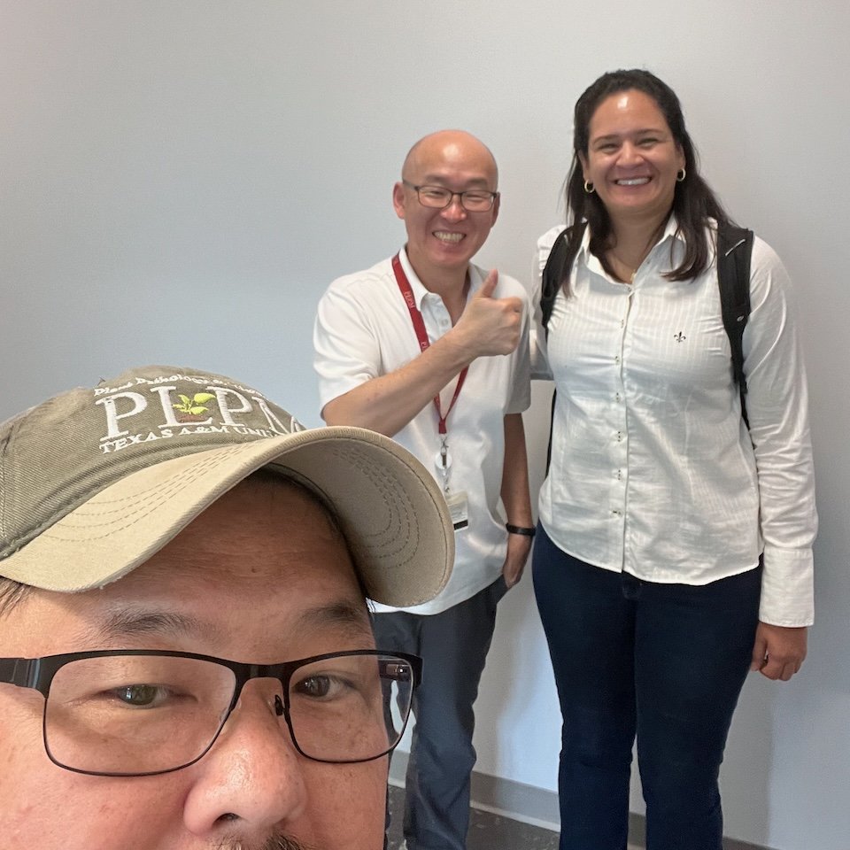 Last week, we got to welcome our newest faculty member in College Station: Asst. Prof &amp; Extension Specialist Dr. Marina Rondon (start 4/26/2024) who is based at the Lubbock Research &amp; Extension Center focusing primarily on plant health of  #cotton and #peanuts. #plantpathology