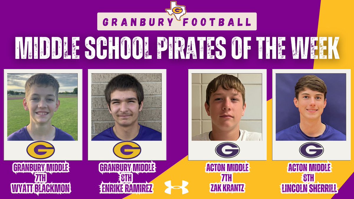 Sailing strong💪 Congrats to these middle school Pirates of the Week!👏

#PiratePride🏴‍☠️